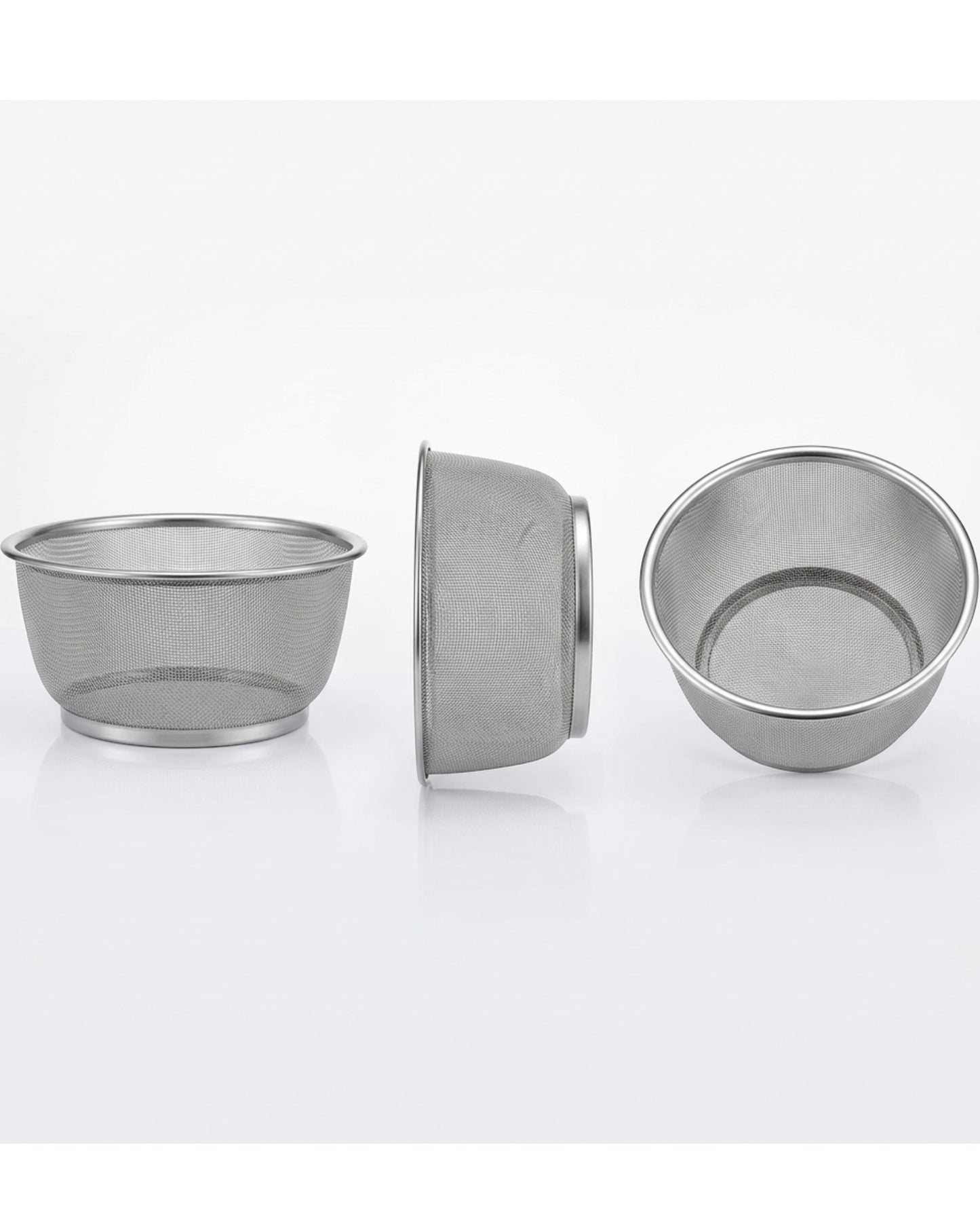 Tidie Stainless Mesh Strainer Basket Deep 9 in