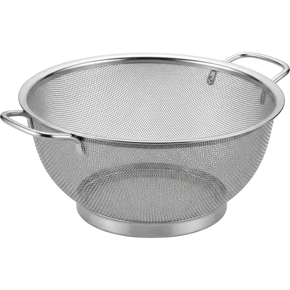 Tidie Stainless Mesh Colander Basket Side Handles 8 in