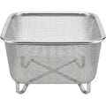 Tidie Stainless Mesh Drain Basket Raised Feet 10 in