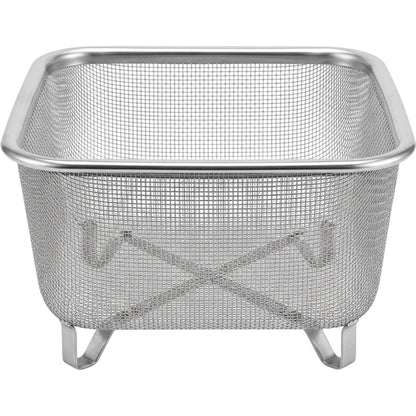 Tidie Stainless Mesh Drain Basket Raised Feet 10 in