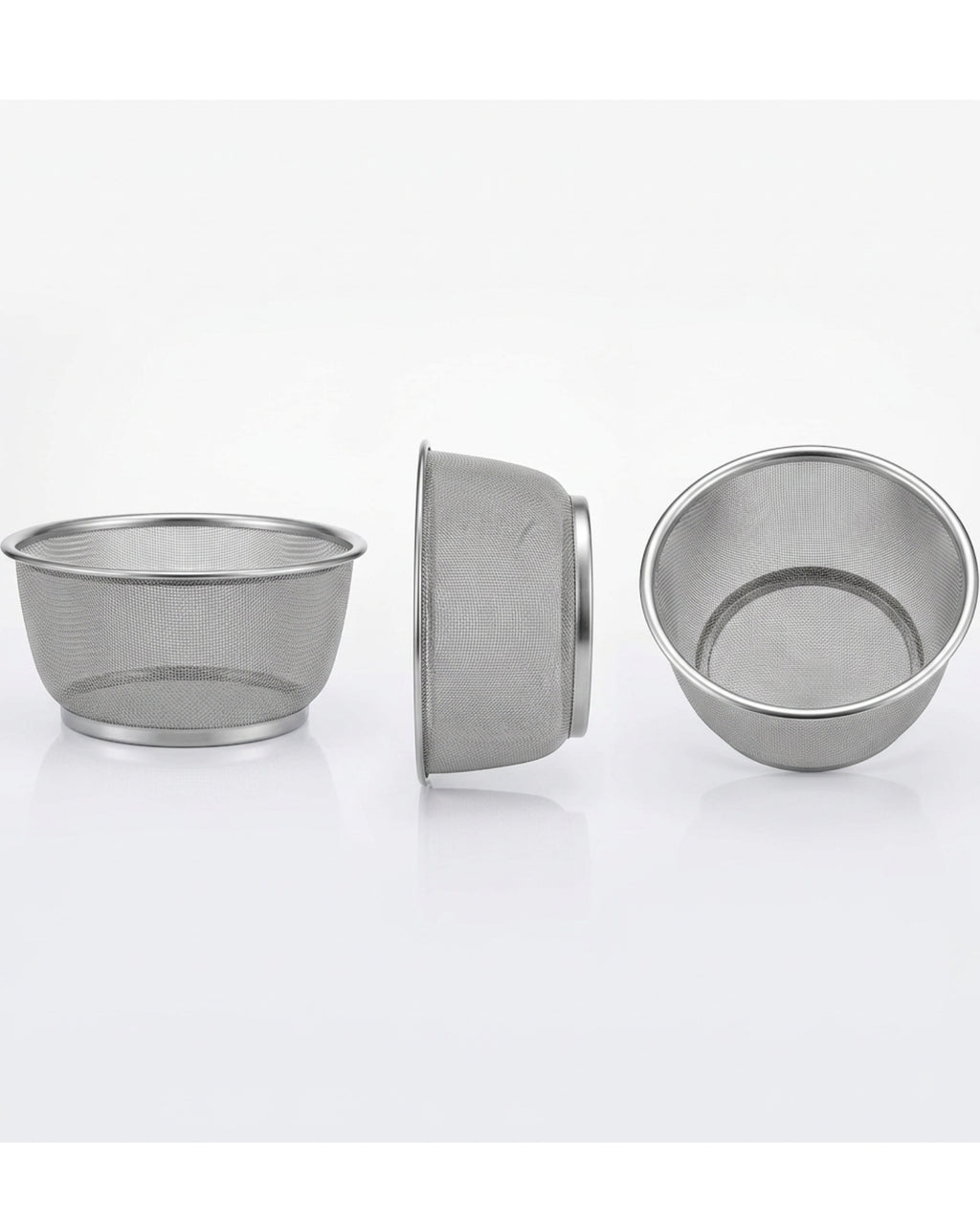 Tidie Stainless Mesh Strainer Basket Deep 9 in