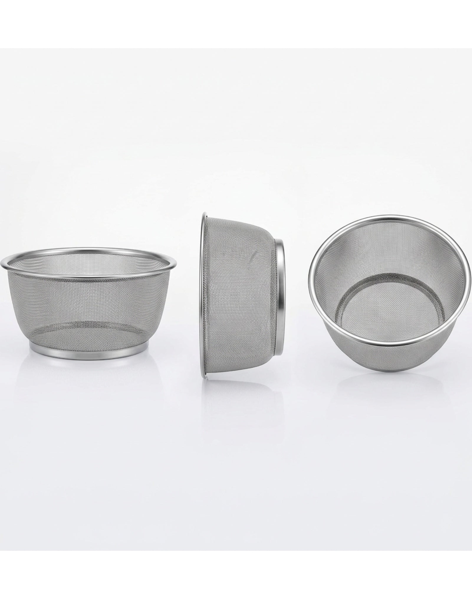 Tidie Stainless Mesh Strainer Basket Deep 9 in